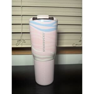 Brumate X Starbucks Philippines 31oz Nav Pink Pastel Stripes BNWT | US SELLER